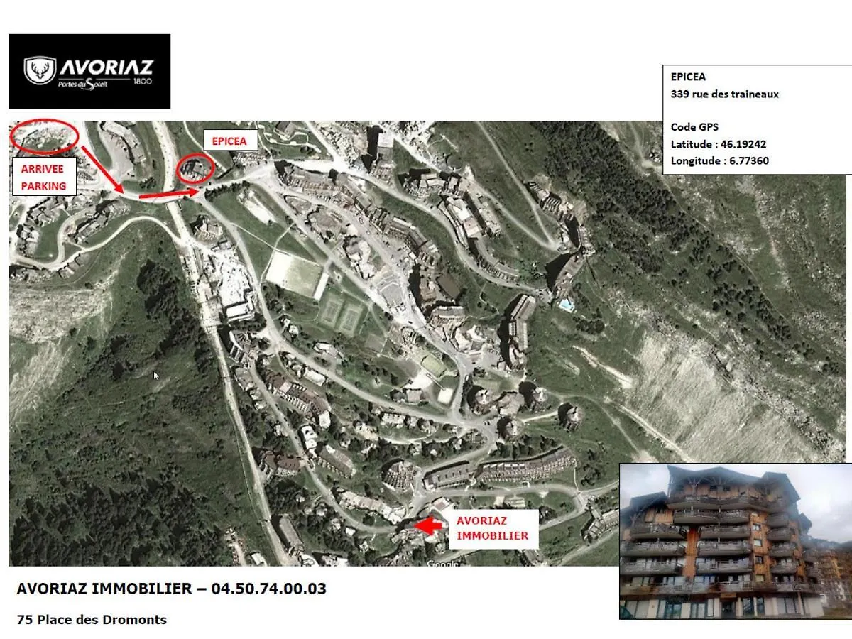 Appartement Renove Pour 4 Pers. Avec Balcon, Avoriaz Centre, 30 M² - Fr-1-633-67 Morzine